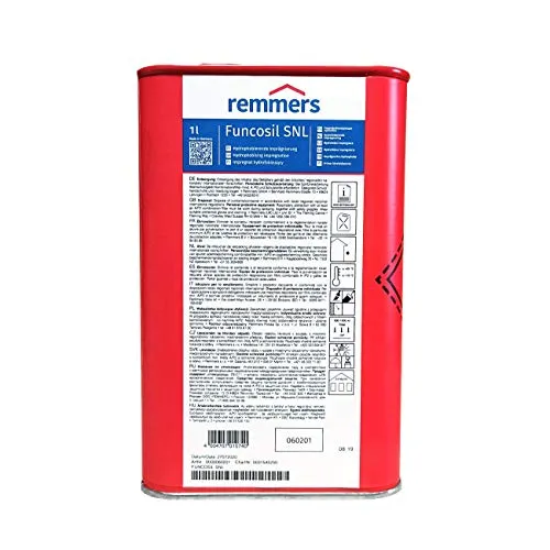 Remmers Funcosil SNL - 1 LTR - Imprägnierung für Fassaden, schützt vor Schlagregen und reduziert Verschmutzungen. Ideal für mineralische Baustoffe, UV-beständig und mit hervorragender Langzeitwirkung.