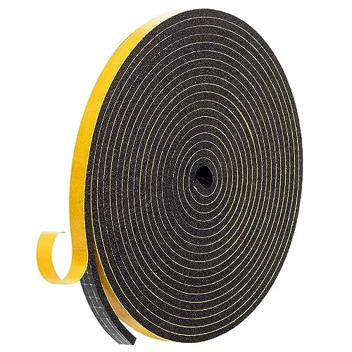 3M Dichtungsband selbstklebend, wasserdicht 9x3mm, Schwarz - Hochwertiges Dichtungsband für Türen und Fenster, extrem stark, wasserdicht und hitzebeständig. Ideal für eine effektive Abdichtung in Haushalten.