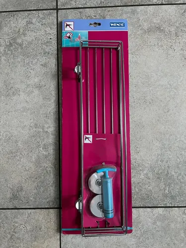 Wenko Duschablage Vacuum-Loc Maxiablage Milazzo - Duschkorb aus Metall (52 x 9 cm), mit starker Saugnapfhalterung für einfache, bohrfreie Montage und max. 33 kg Belastbarkeit – ideal für jedes Badezimmer.