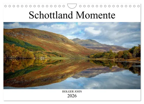 Schottland Momente (Wandkalender 2026 DIN A4 quer), CALVENDO Monatskalender