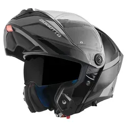 Bogotto FF404 Ezion Klapphelm, schwarz-grau, Größe L von Bogotto