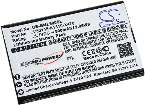 Akku für Klapp-Handy Gigaset GL590, 3,7V, Li-Ion von akku-net