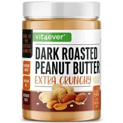 100% Erdnussbutter (DARK ROASTED CRUNCHY) - Peanut Butter, 1000 g