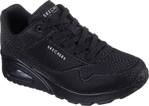 Skechers Women's Uno-Shiny Scale Sneaker in schwarz von Skechers