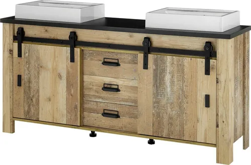 Home affaire Waschtisch SHERWOOD in braun von Home Affaire