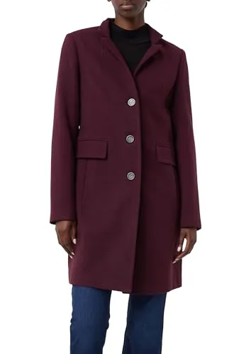 Langmantel COMMA Damen Gr. 44 Bordeaux von comma,