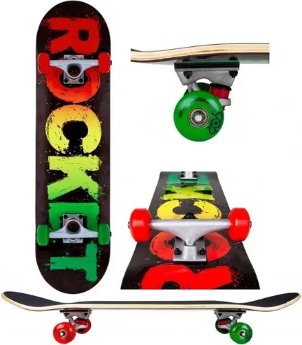 Rocket Skateboards Rocket Rasta Fade 8