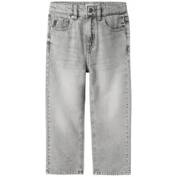 Name It NKMRYAN Weite Jeans für Kinder - Bequeme Kinderhose in Light Grey Denim, weit geschnitten mit verstellbarem Bund für optimalen Sitz. Ideal für lässige Outfits und aktive Kids.