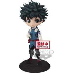 BANDAI Banpresto - My Hero Academia Izuku Midoriya Q Posket 14cm, kawaii Figur aus Japan und ideales Geschenk für Manga- und Anime-Fans