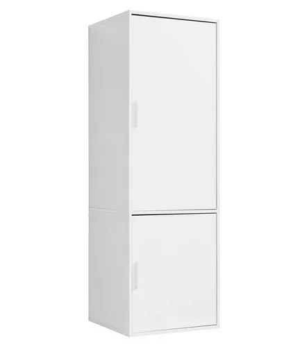 mokebo Kleiderschrank Der Grenzenlose - 2-türig mit Fächern in Weiß - Drohnen und mehr: Der flexible Kleiderschrank bietet grenzenlose Konfigurationsmöglichkeiten und passt sich deinen Bedürfnissen an. Hochwertig und nachhaltig produziert, schnell geliefert und einfach montierbar.