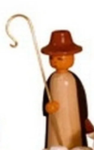 Miniaturfigur Hirte bunt Höhe=5cm NEU Holzfiguren Holzschmuck Holz Seiffen