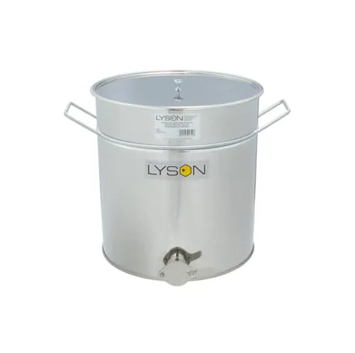 Abfüllbehälter aus Edelstahl 50 Liter für Honig (ca. 70 KG) und Lebensmittel