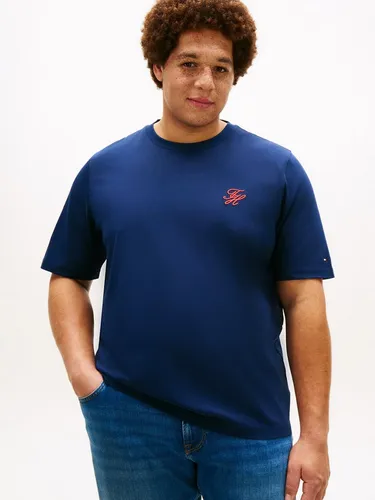 Tommy Hilfiger Herren Bt-Script Monogram Swimshop T-Shirt, Carbon Navy, 3XL - Stylisches T-Shirt von Tommy Hilfiger für Herren, ideal für Freizeit und Sport. Hochwertige Verarbeitung und modernes Design für einen lässigen Look.