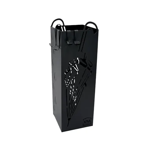 UNUS Regenschirmständer Metall Regenschirm Schwarz