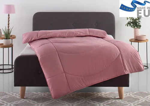 my home Microfaserbettdecke Microlux, Bettdecke 135x200 cm, und Übergrößen bis 240x220cm, Füllung: Feuchtigkeitsregulierende 3D Klimafaser (Polyester), Bezug: Microfaser-Feinbatist, Bettdecken in 4 Farben, Sommer, Winter, 4 Jahreszeiten, Decke