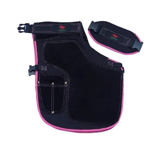 59cm (23 Zoll) Hufschmied-Schürze, Premium-Schmied-Leder-Canvas,Hufschmied-Schürzen, echtes Wildleder,Hufschmied-Werkzeug-Schürze,Trimmer-Chaps,Hufpflege, Hufschmied,Männer-Frauen,verstellbare Schürze