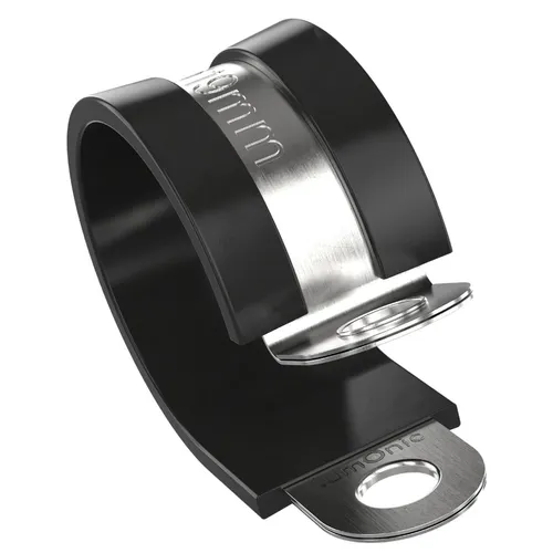 5x P-Clip Leitungsschelle Edelstahl V2A mit Gummi 19mm Rohrschelle Befestigungss