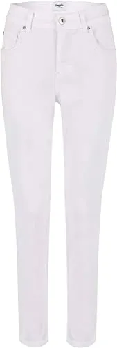 ANGELS Damen Jeans Skinny im Five-Pocket-Style in weiß von Angels