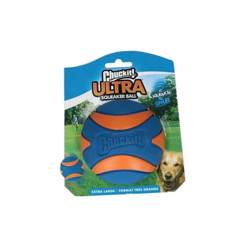 Chuckit! Ultra Squeaker Ball XL 9cm -schwimmfähiges Hundespielzeug Quietscher