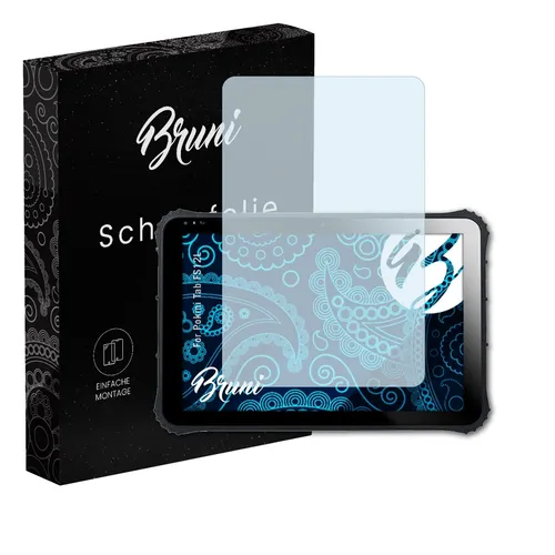 Produktbild Bruni 2x Folie für Pokini Tab FS12L Schutzfolie Displayschutzfolie
