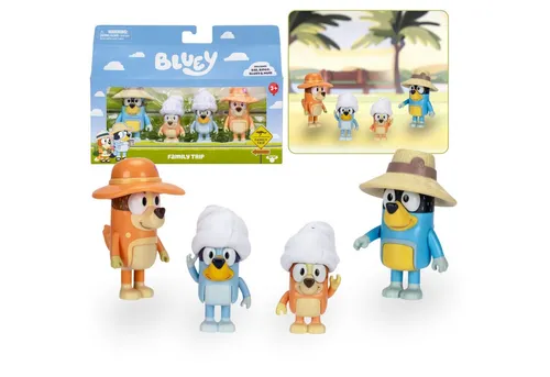 Sarcia.eu Bluey Familien Reise Figurenset