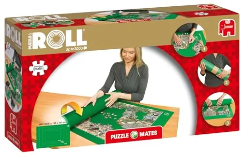 Jumbo Puzzle & Roll Puzzle-Rolle, 1500 - 3000 Teile - Puzzle-Zubehör für 1500 bis 3000 Teile, ermöglicht einfaches Roll-up und sicheres Verstauen deiner Puzzles.