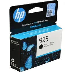HP 925 Black Original Ink Cartridge - Schwarz, Einzelpackung mit 500 Seiten Ertrag, ideal für HP Officejet Pro 8120 und 8130 Serien