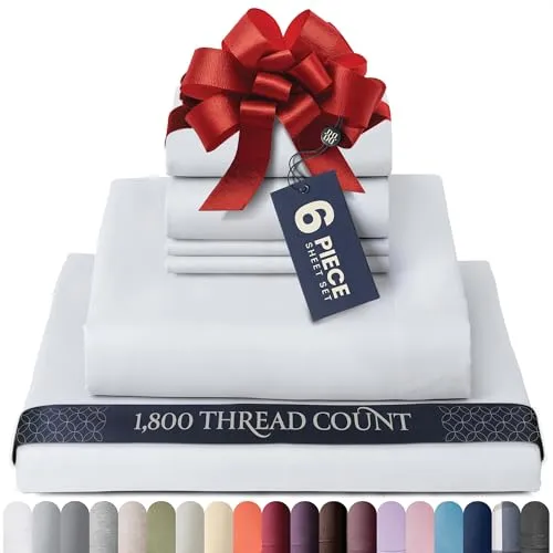 Produktbild BELADOR Seidiges King-Size-Bettlaken-Set