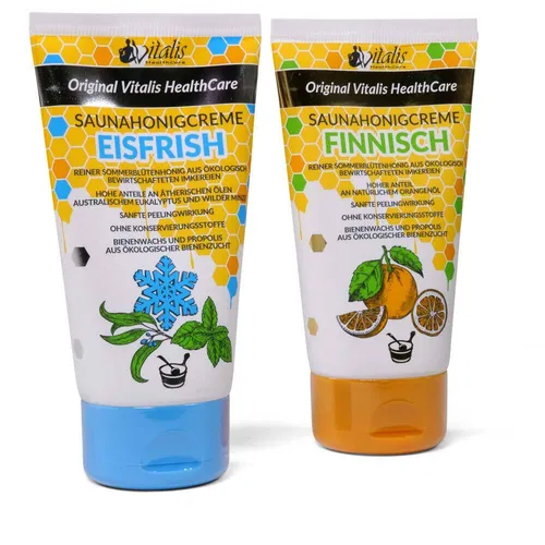 2x Vitalis Saunahonigcreme Eisfrish + Finnisch je 120ml