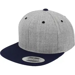 Flexfit Classic Snapback 2-Tone Cap, heather/navy