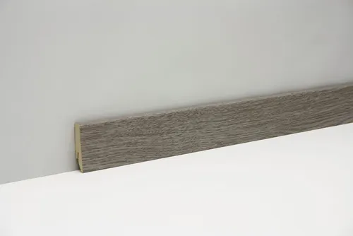 Classen Clip-Fußleiste 240 cm 58 x 19 mm Eiche Mammut grau von Classen