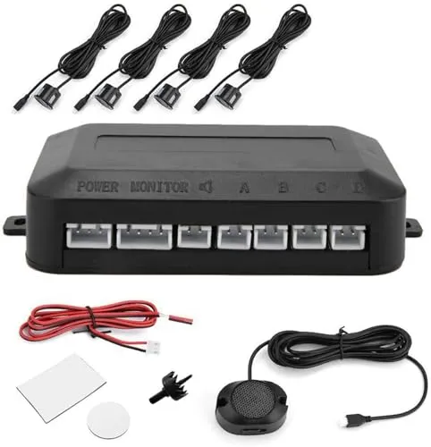 KSTE Auto Park Sensoren, Auto-Parken-Sensor-Rückfahrradar-Warnklanganzeige Probe System 12V