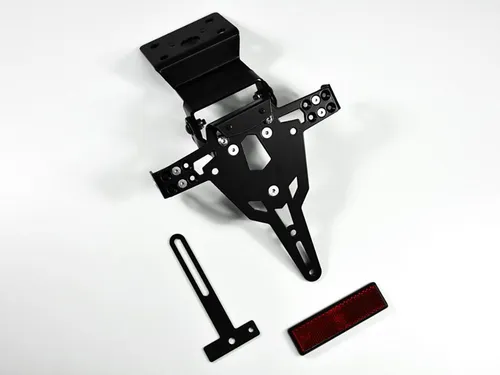 ZIEGER Kennzeichenhalter Pro für Yamaha XJ6 N und XJ6 Diversion S - Motorradzubehör, robuster Kennzeichenhalter in Schwarz, inklusive Montagematerial für einfache Installation und perfekten Sitz.