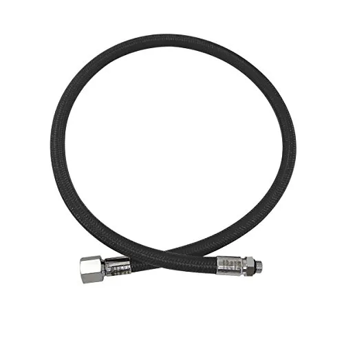XS Scuba Miflex Niederdruckschläuche, Schwarz, 15,2 cm