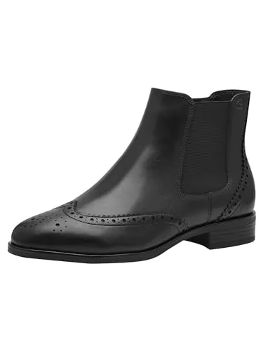 Tamaris Damen Chelsea bequem; BLACK UNI, EU 39