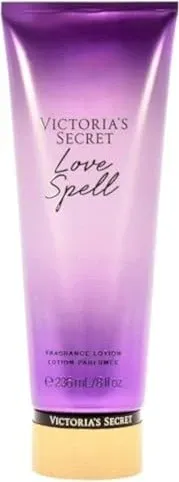 Victoria's Secret Love Spell Körperlotion 236 ml - Selbstbräuner mit blumig-fruchtigem Duft, der Weiblichkeit und natürliche Schönheit unterstreicht - ideal für frische Frühlings- und Sommermomente.