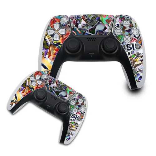 Schutzfolie Controller Set Aufkleber Gaming Folie Spiele Stickerbomb R140-06