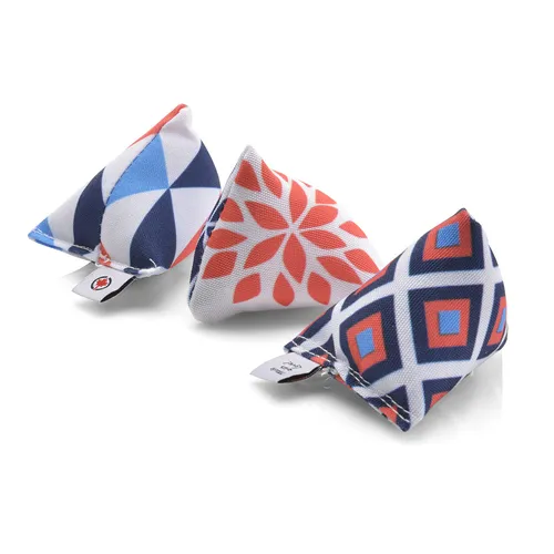 Katzenspielzeug Katzenkissen Spielkissen Catnip 3x Mini-Pyramiden Nordic Top