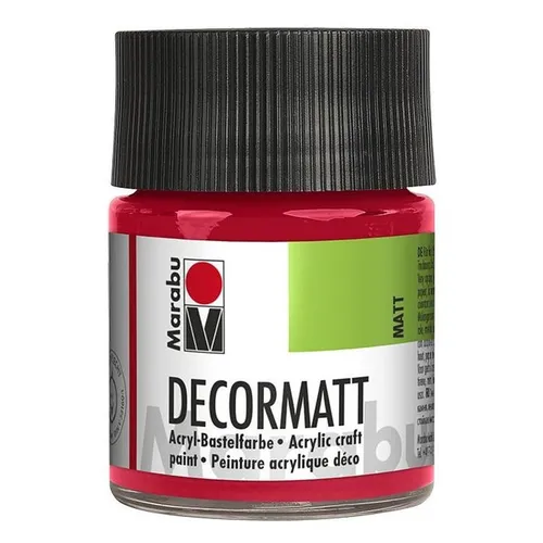 Decormatt Acryl matt - Nr. 031 kirschrot Marabu 140105031, 50ml 89,00€/L