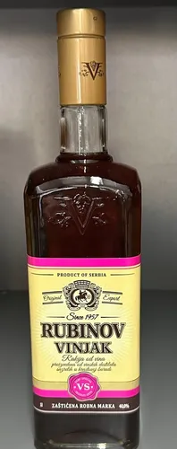 Vinjak Rubin 1,0 L Weinbrand 40 % vol