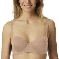 Schiesser Damen Bandeau BH mit abnehmbaren Trägern - Funktionsunterwäsche mit gleitenden Cups für perfekten Sitz, rutschfestem Unterbrustband und variablem Trägersystem für jeden Look.