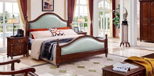 Massivholz Doppelbett 180x200 cm – Art déco Design - Elegantes Doppelbett aus hochwertigem Massivholz mit einer Liegefläche von 180 x 200 cm. Ideal für ein stilvolles Schlafzimmer, bietet es sowohl Komfort als auch zeitloses Design.