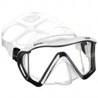 Sport Eder Mares i3 Tauchermaske Einglas (schwarz-weiß) - Taucherbrillen mit Tri-Comfort-Technologie für höchsten Tragekomfort und ein außergewöhnlich weites Sichtfeld – ideal für Taucher und Schnorchler.
