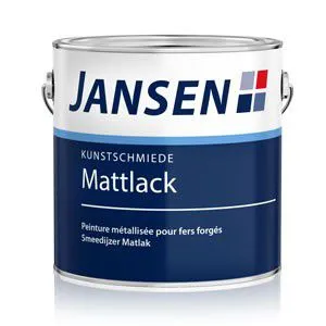 Jansen Kunstschmiede-Mattlack – Schwarz - 0.125 Liter 05-1