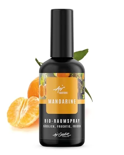 Air Creative Raumspray Mandarine - BIO Raumduft für fruchtige Frische - Aromatherapie, Gute Laune mit einem Sprühstoß