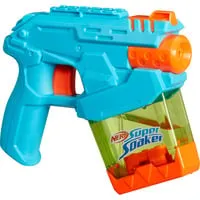 Nerf Super Soaker Dunk-Fill - Mini - Der Nerf Super Soaker Dunk-Fill Mini ist ein kompakter Wasserblaster mit 100 ml Fassungsvermögen. Ideal für Wasserspiele im Freien, ermöglicht er schnelles Nachfüllen und sorgt für ununterbrochenen Spielspaß.