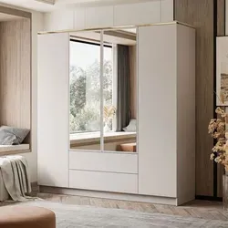 Lookway Kleiderschrank AURORA 4D2SZ KASCHMIR in beige von Lukmebel