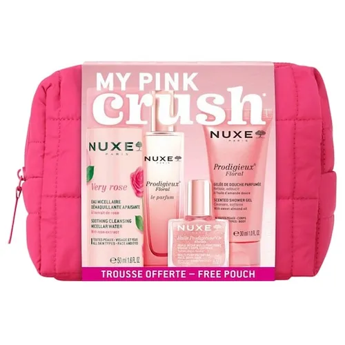 Nuxe Geschenksets Fuer-SieMy Pink Crush Set Soothing Cleansing Micellar Water 50ml + Le Parfum Floral 15ml + Shower Gel 30ml + Huile Prodigieux Or Florale 10ml 1 Stk. (20,95 € / 1 Stk.)