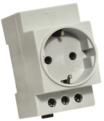 Schuko Steckdose für Hutschiene Einbausteckdose für Zählerschrank Verteiler