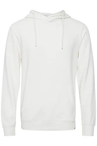 Indicode Kenal Herren Kapuzenpullover Hoodie - Off-White, Größe XL - Kapuzenpullover für Herren aus nachhaltiger Baumwolle, ideal für Freizeit und Sport, mit Kängurutasche und angenehmem Tragekomfort durch French Terry Material.